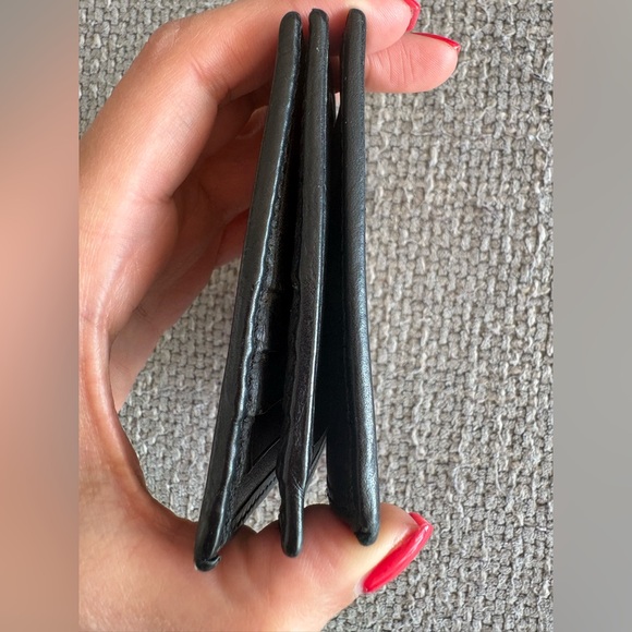 Burberry Nova Check Bifold Wallet Black Leather Authentic - Picture 8 of 16